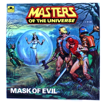 Masters of the Universe Mask of Evil Golden Book 1984